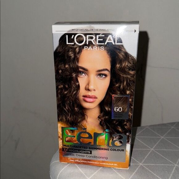 L'Oreal Paris crystal Brown Hair Color, shimmering and deep conditioning NIB - Picture 1 of 7